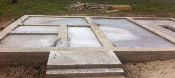 Фундаментное крыльцо