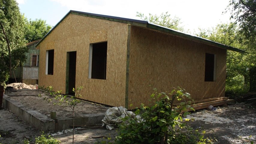 Одноэтажный дом из СИП панелей