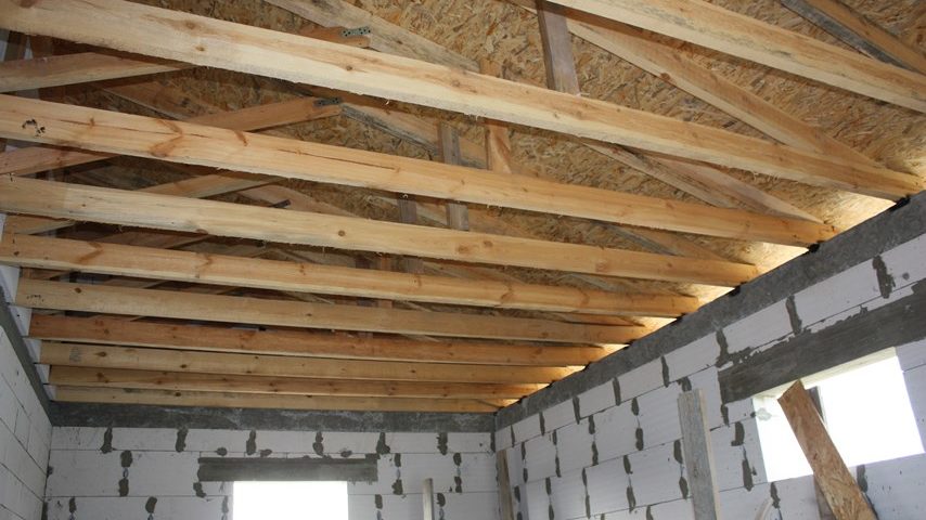 Кровля внутри