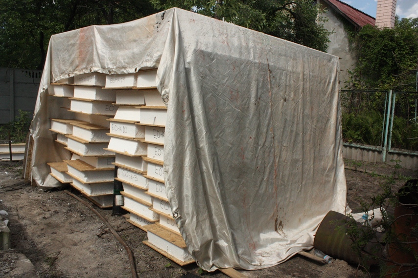 Сип панели на участке клиента