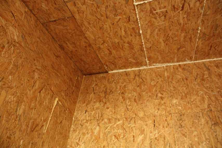 Швы из пены в доме из СИП панелей