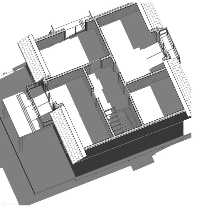 Эскиз каркасного дома
