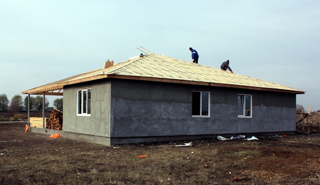 Готовый дом без фасада и кровли Готовый дом без фасада и кровли