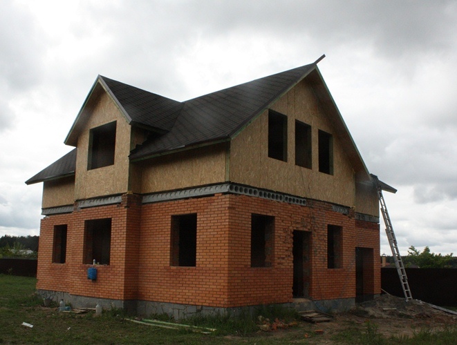 Пристройка второго этажа из СИП-панелей