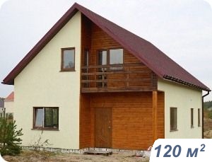 Кандский дом с балкончиком на втором этаже